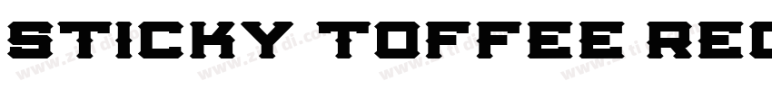 Sticky Toffee Regula字体转换
